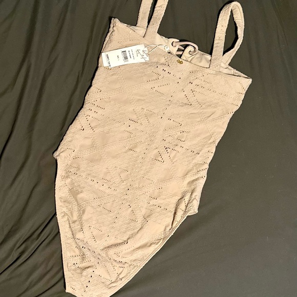 PilyQ Corset Eyelet One-Piece - Picture 6 of 9